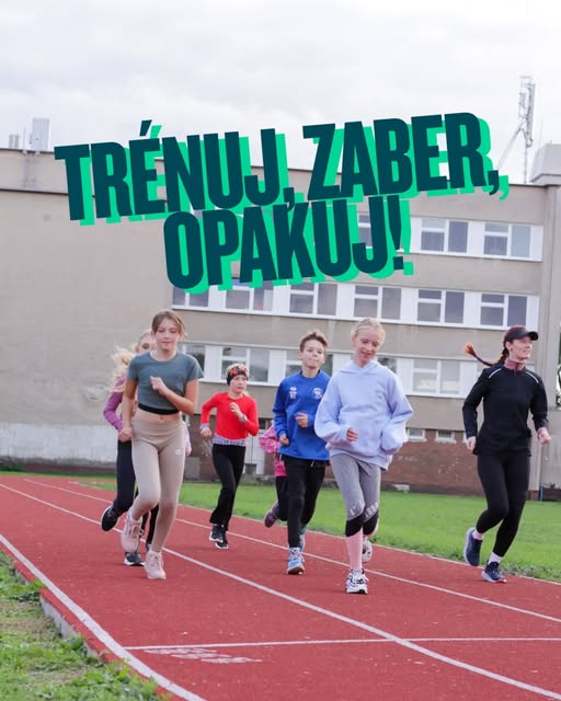 Mladí atléti na dráhe, klubový príspevok Trénuj, zaber, opakuj